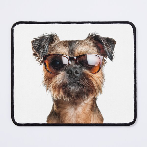 Item preview, Funny cool Brussels Griffon Dog wearing sunglasses designed and sold by LazyOwlStore.