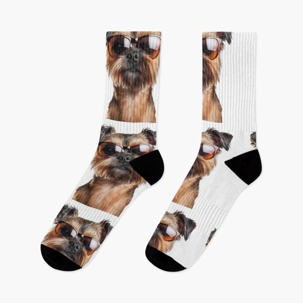 Item preview, Funny cool Brussels Griffon Dog wearing sunglasses designed and sold by LazyOwlStore.