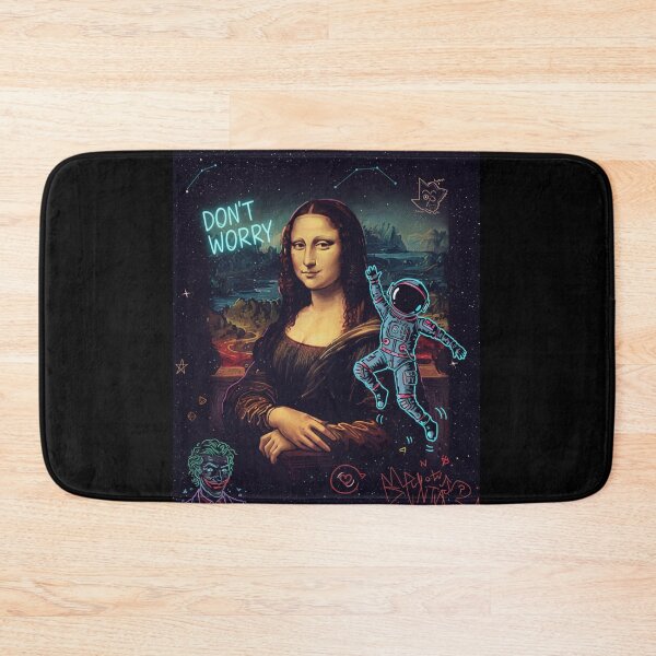Item preview, Modern Street Art Mural Inspired By The Mona Lisa, l Mona Lisa – Minimalist & Abstract Fusion of the Iconic Portrait designed and sold by Colorful-Garden.