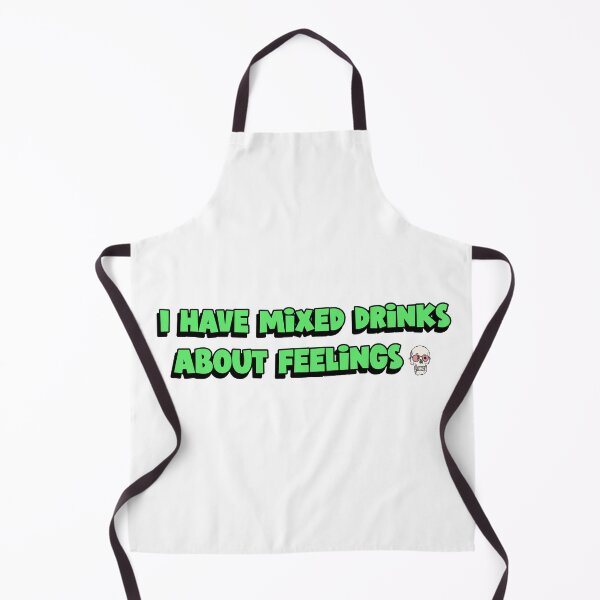 Item preview, I have Mixed drinks about feelings. Quirky, Goofy, fun artwork by wonkydoodleink designed and sold by wonkydoodleink.
