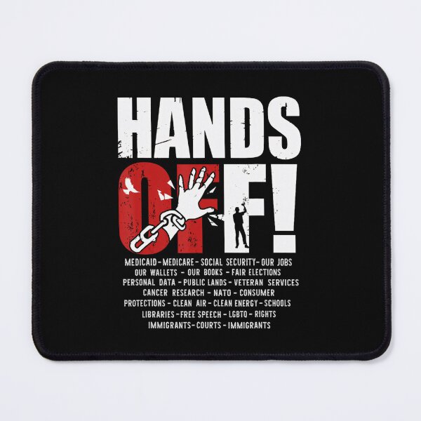 Item preview, Funny Hands Off Protest designed and sold by lidanmasi.