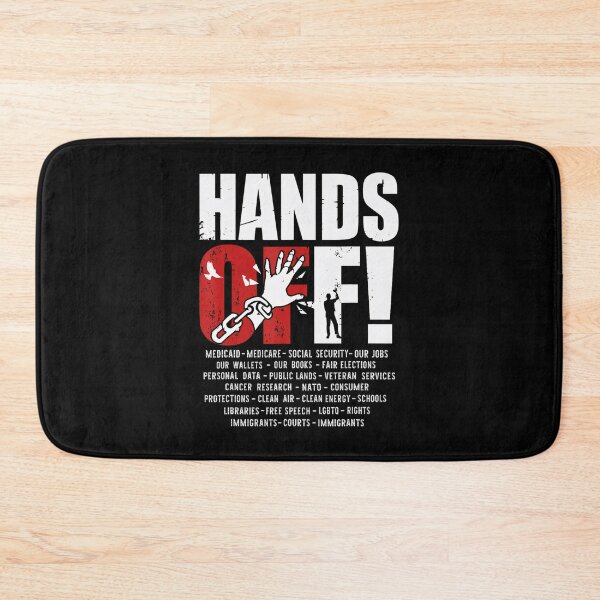 Item preview, Funny Hands Off Protest designed and sold by lidanmasi.