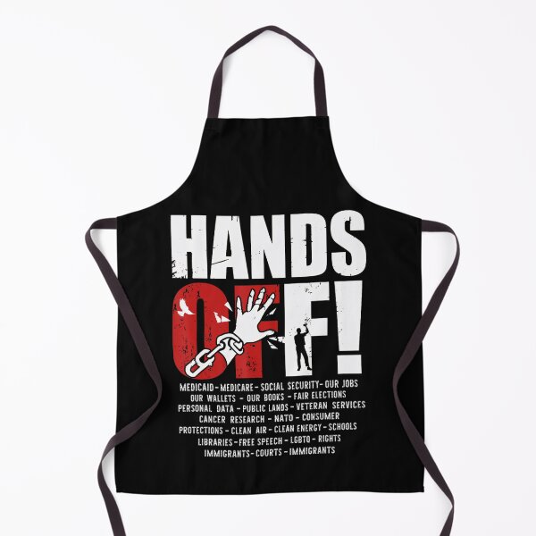 Item preview, Funny Hands Off Protest designed and sold by lidanmasi.