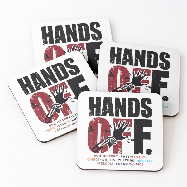 Item preview, Hands Off Protest Retro designed and sold by lidanmasi.