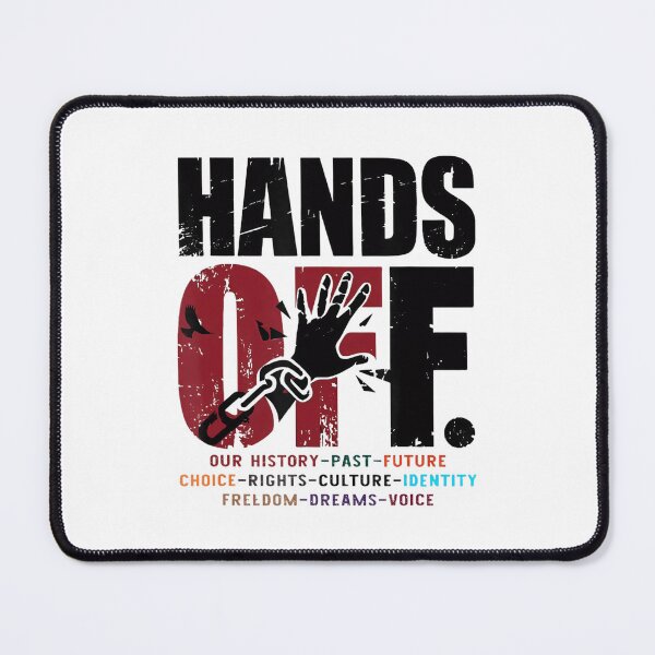 Item preview, Hands Off Protest Retro designed and sold by lidanmasi.