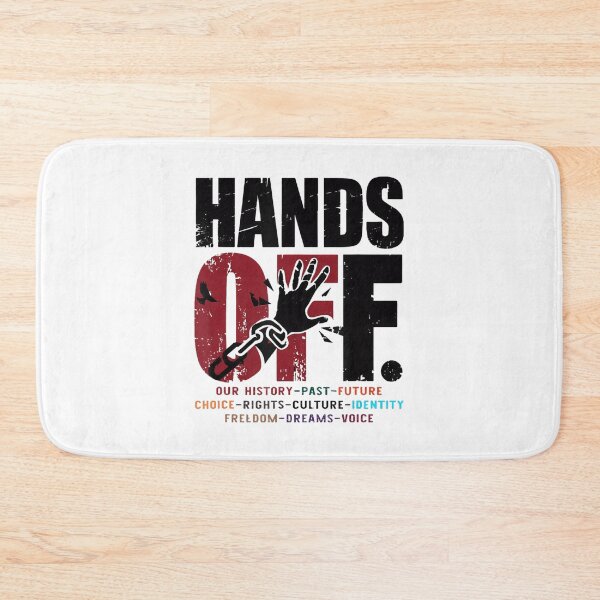 Item preview, Hands Off Protest Retro designed and sold by lidanmasi.