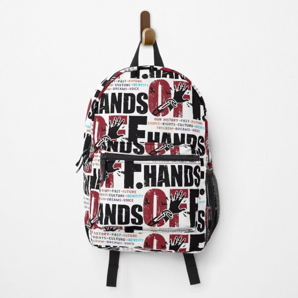 Item preview, Hands Off Protest Retro designed and sold by lidanmasi.