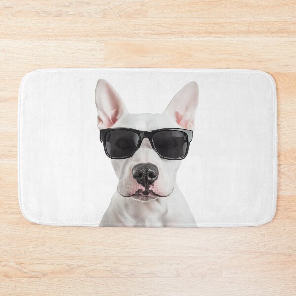 Item preview, Funny cool Bull Terrier Dog wearing sunglasses designed and sold by LazyOwlStore.