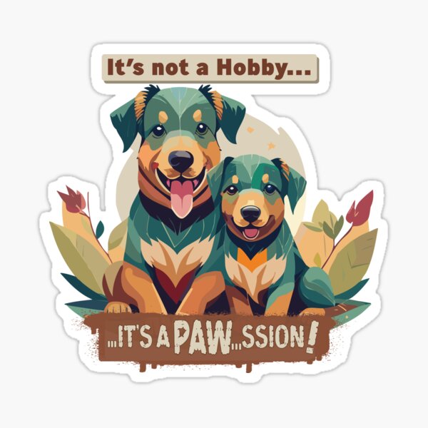 Item preview, Rottweiler Pawssion Dog Lover Design designed and sold by TrendStitch Co..
