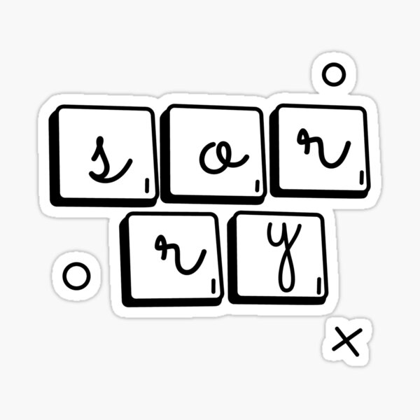 Item preview, I Say Sorry - Tipografía minimalista designed and sold by LuisFidalgo.