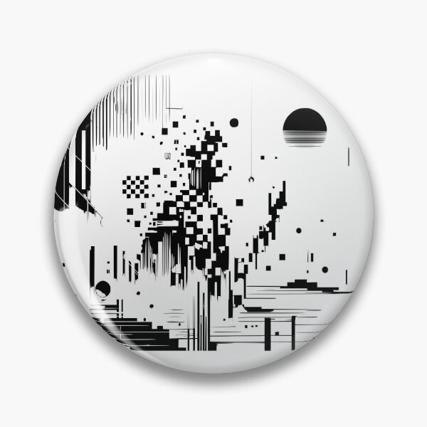 Item preview, 1-Bit Post-Human Black designed and sold by blackmonolith.