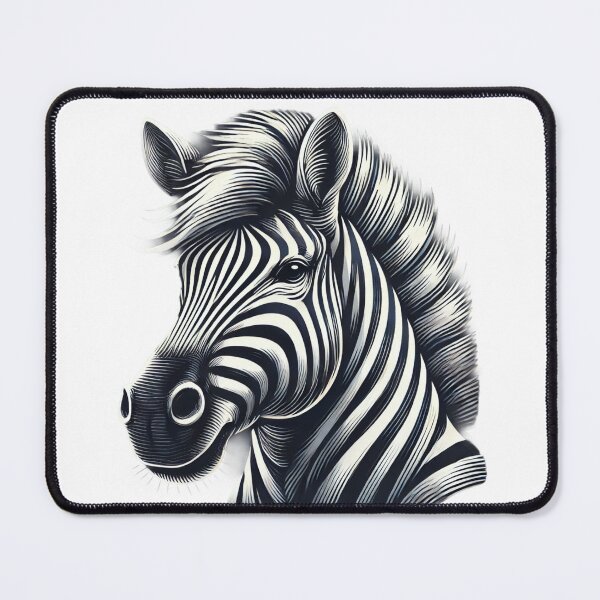 Item preview, Monochrome Majesty: Minimalist Zebra Tee designed and sold by Select-Style.
