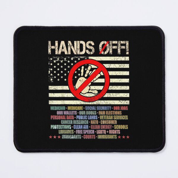 Item preview, Hands Off Protest Saturday April 5 Men Women designed and sold by lidanmasi.