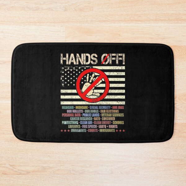 Item preview, Hands Off Protest Saturday April 5 Men Women designed and sold by lidanmasi.