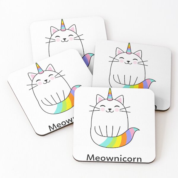 Item preview, Meowmnicorn, Goofy, weird and fun artwork by wonkydoodleink designed and sold by wonkydoodleink.