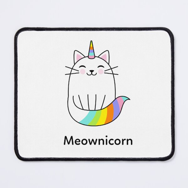 Item preview, Meowmnicorn, Goofy, weird and fun artwork by wonkydoodleink designed and sold by wonkydoodleink.