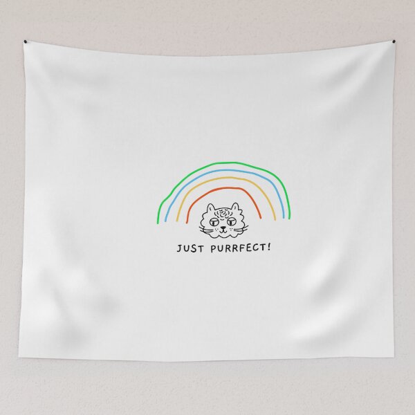 Item preview, Just Purrfect, Goofy, weird and fun artwork by wonkydoodleink designed and sold by wonkydoodleink.