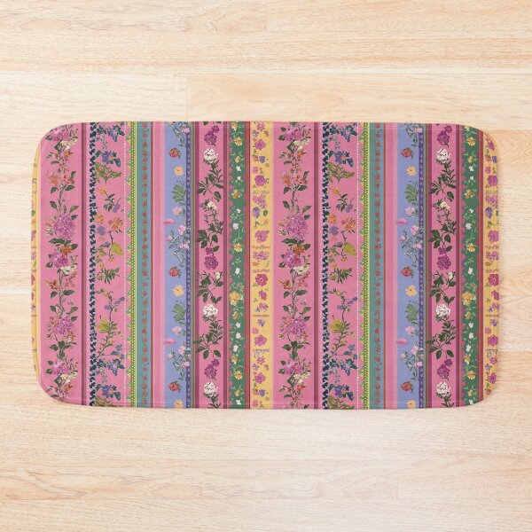 Item preview, Pink Bohemian Floral Stripes designed and sold by DreamersPlan.