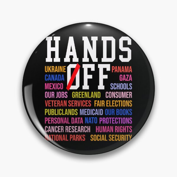 Item preview, Hands Off Protest Saturday April 5 Retro designed and sold by lidanmasi.
