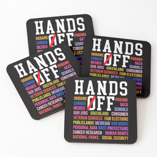 Item preview, Hands Off Protest Saturday April 5 Retro designed and sold by lidanmasi.