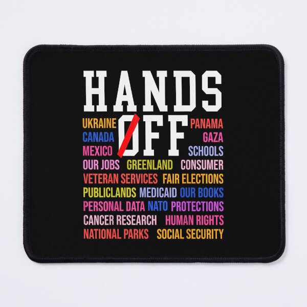 Item preview, Hands Off Protest Saturday April 5 Retro designed and sold by lidanmasi.