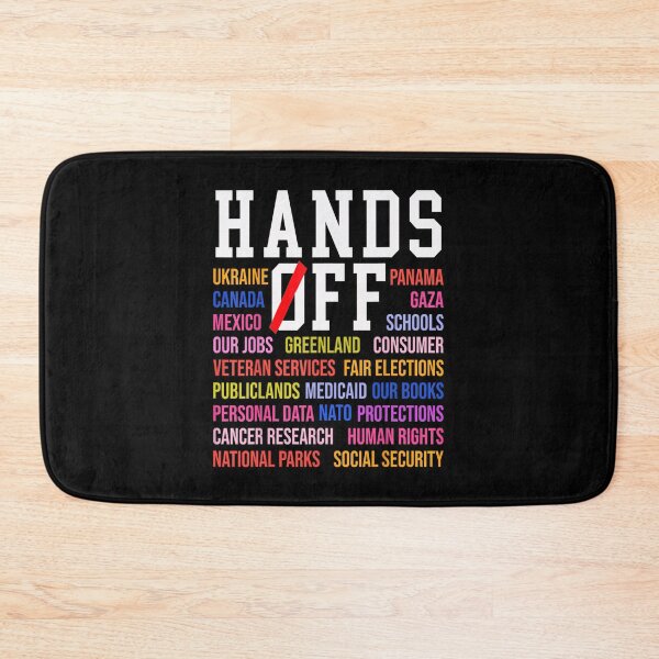 Item preview, Hands Off Protest Saturday April 5 Retro designed and sold by lidanmasi.