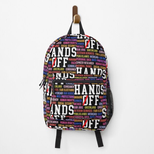 Item preview, Hands Off Protest Saturday April 5 Retro designed and sold by lidanmasi.