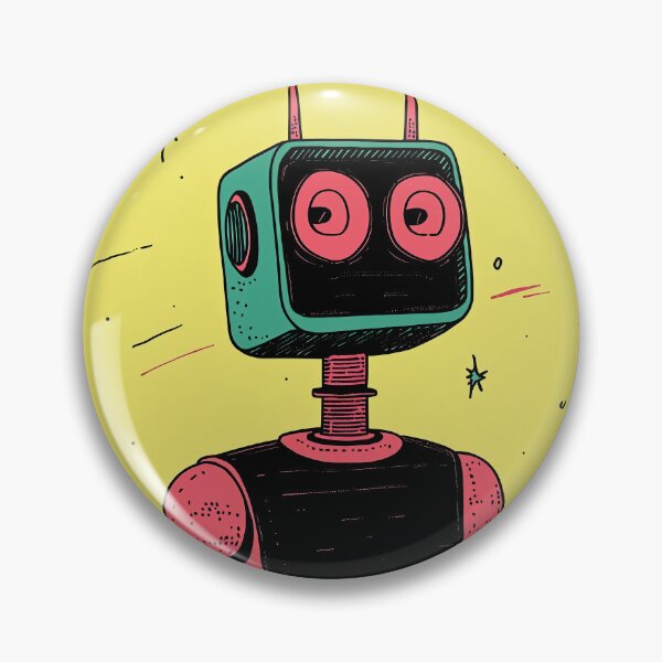 Item preview, Bewildered Bot designed and sold by Retro Type.