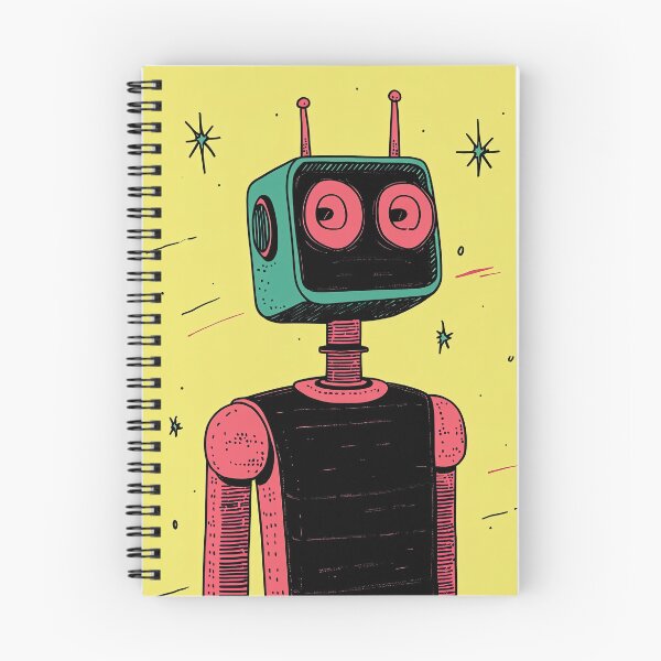 Item preview, Bewildered Bot designed and sold by Retro Type.
