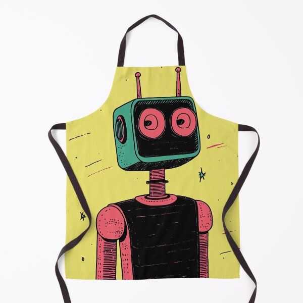 Item preview, Bewildered Bot designed and sold by Retro Type.