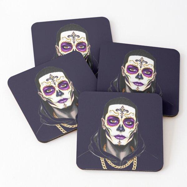 Item preview, Cinco de Mayo man face skeleton mask  designed and sold by Valentina-ty.