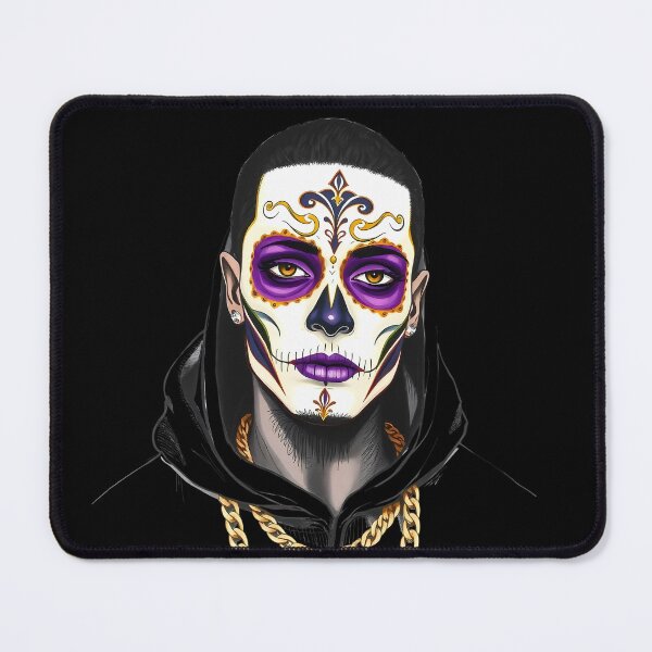 Item preview, Cinco de Mayo man face skeleton mask designed and sold by Valentina-ty.
