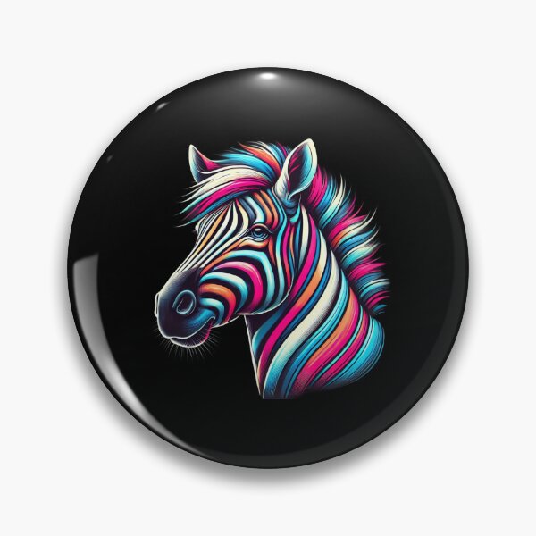 Item preview, Vibrant Stripes: Colorful Zebra Art Tee designed and sold by Select-Style.