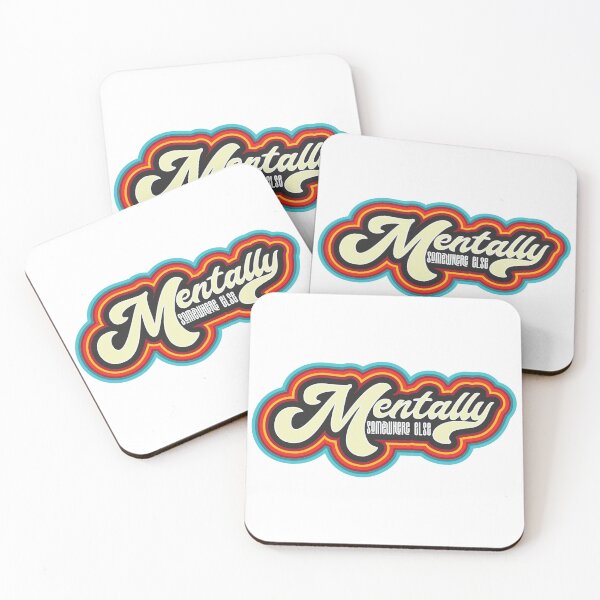 Item preview, Mentally Somewhere Else - Funny Saying  designed and sold by Whimsical  Thinker.