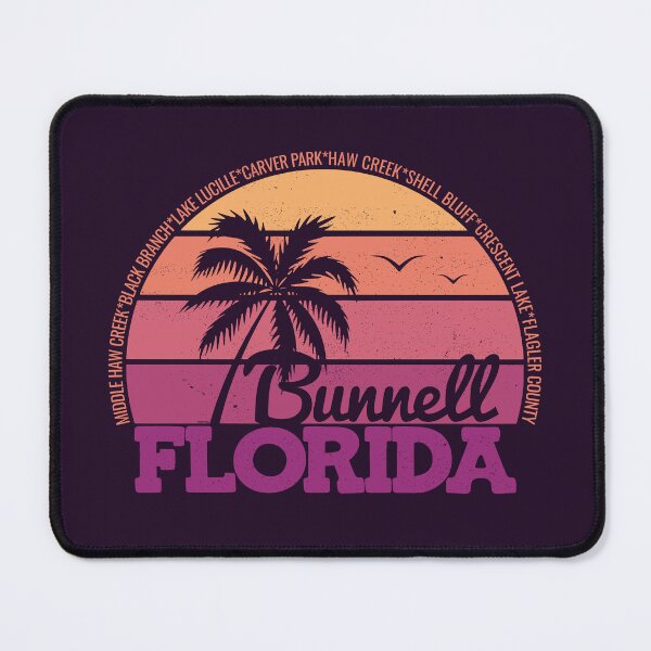 Item preview, Bunnel Florida Retro Sunset Local Pride Logo designed and sold by CRHPOD20.