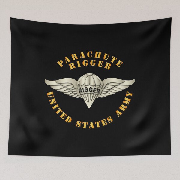 Aperçu de l'œuvre Armée - Parachute Rigger Metal V1 créée et vendue par Military Insignia Products.