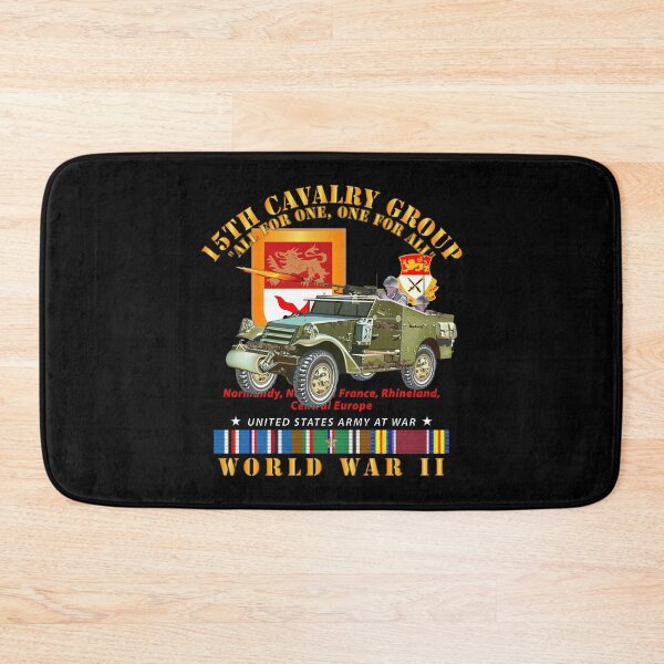 Item preview, Army - 15th Cavalry Group - One for All - w Armored Scout Car w SSI WWII  EU SVC designed and sold by Military Insignia Products.