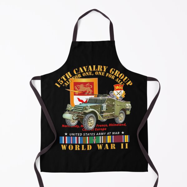 Item preview, Army - 15th Cavalry Group - One for All - w Armored Scout Car w SSI WWII EU SVC designed and sold by Military Insignia Products.