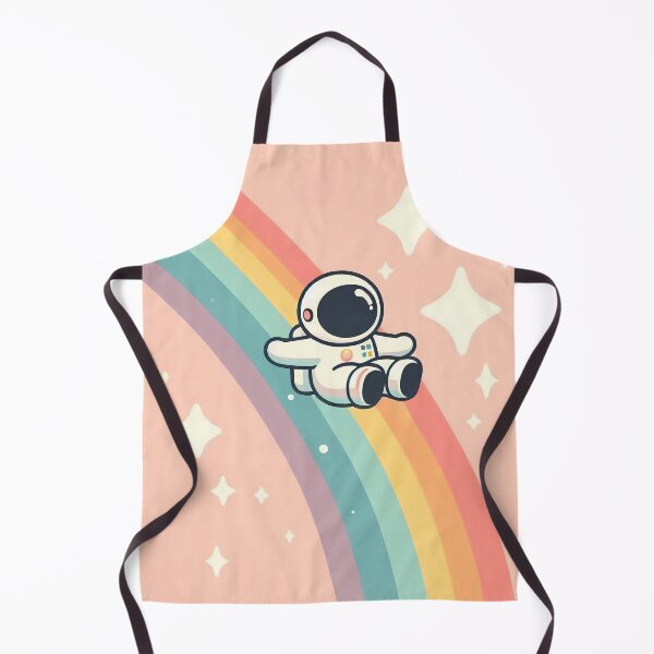 Item preview, Rainbow Slide: Kawaii Astronaut in Pastel Sky designed and sold by 123Rainbow.