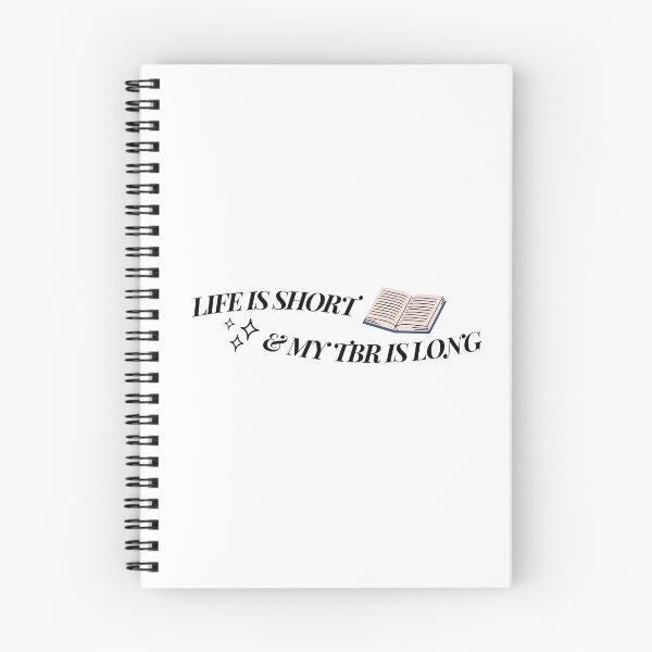 Item preview, life is short, but my tbr is long designed and sold by faerie.creations.