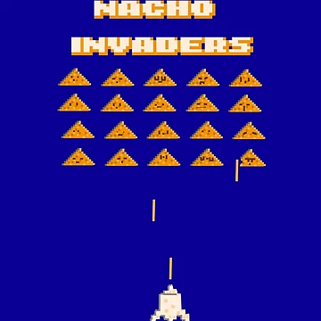 Artwork thumbnail, Nacho Invaders by fluffymafi