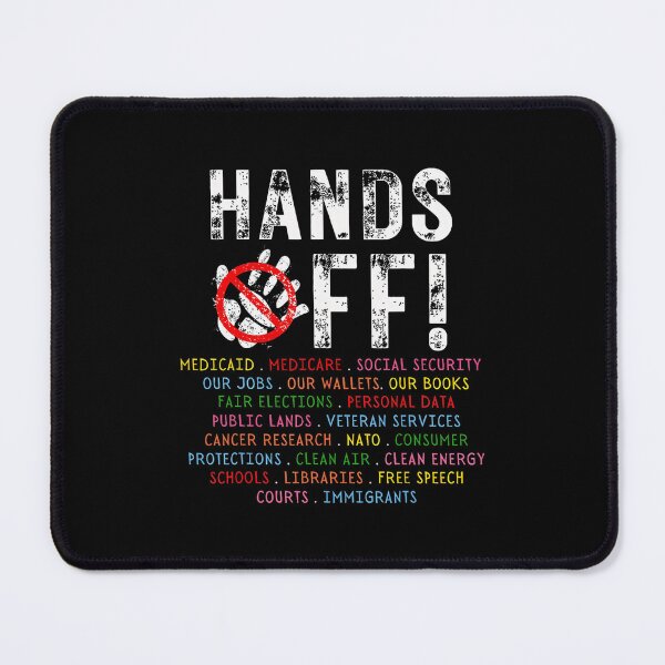 Item preview, Hands Off Protest Saturday April 5 Vintage designed and sold by lidanmasi.