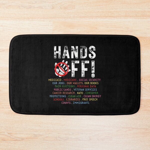 Item preview, Hands Off Protest Saturday April 5 Vintage designed and sold by lidanmasi.
