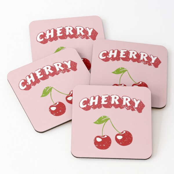 Item preview, Retro Styled Cherry Design - Two Cherries With Text designed and sold by LMoonDesigns.