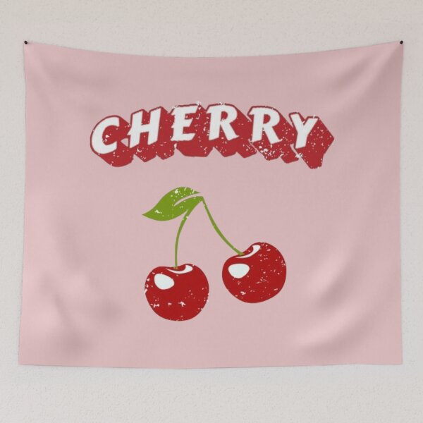 Item preview, Retro Styled Cherry Design - Two Cherries With Text designed and sold by LMoonDesigns.