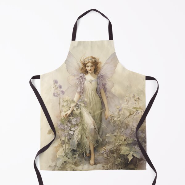 Item preview, Purple Vintage Fairy Print - Angel Poster - cottagecore designed and sold by DreamersPlan.
