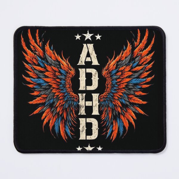 Item preview, ADHD Wings designed and sold by Smileyt-shirt.