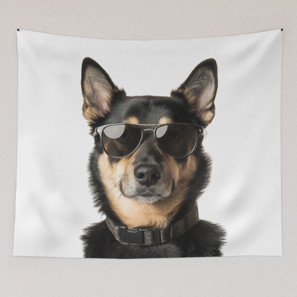 Item preview, Funny cool Chinook Dog wearing sunglasses designed and sold by LazyOwlStore.