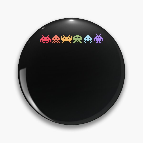 Item preview, Space Invaders Pixel Art Rainbow Aliens designed and sold by VSStore.