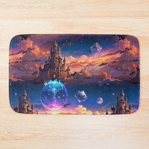 Item preview, Magical Castle in a Fantastical Sky With Stars designed and sold by CoolPixels.